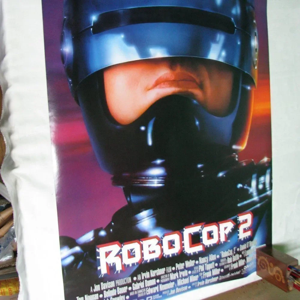 Vintage Robocop 2 Double-Sided Movie Poster